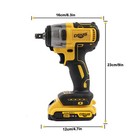 20v Cordless Impact Wrench Kit With 2 Batteries   Charger Brushless High Torque