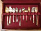 Vintage 1847 Rogers Bros Silverware Adoration Set Of 59pc W storage Box
