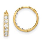 Solid 14k Yellow Gold Huggie Hoop Earrings 2mm 2 5mm 3mm - 6 Sizes - Er247
