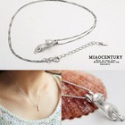 Sterling Silver Kitty Cat Pendant Chain Necklace Stud Earrings Set Gift Box S1