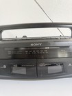 Vintage Sony Boombox Model Cfs Series W318 Dual Cassette Am fm Radio