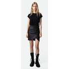 Zadig   Voltaire Nwt Leather Julipe Skirt In Black Size 34 xs