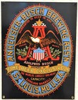 Vintage Anheuser-busch Brewing Assn Tin Sign  Adolphus Busch St  Louis Beer Deco