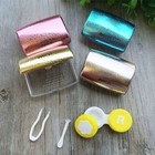 New Style Travel Portable Gold Case Contact Lens Case Holder Contact Lenses Box