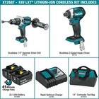 Makita Xt268t 18v Lxt Li-ion Brushless Cordless 2-piece Combo Kit