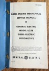 Diesel Engine-mechanical Service Manual Model U25b  Diesel-electric Locomotive