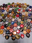 160    Beer Bottle Caps  Lot  Colorful Dented non Dented  