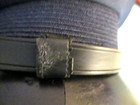Bernard Cap Co  U s  Air Force Service Dress Cap Blue Wool Black Visor 6 7 8