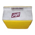 1970 s Vintage Hand Held Yellow Schlitz Igloo Cooler