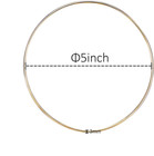 Eboot 5 Pcs Metal Rings Hoops Macrame Rings For Dream Catcher And Crafts Supplie