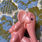 1940s Disney Fantasia Bookends Ceramic Pink Marching Elephant Germany  1104 Rare