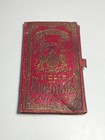 Antique Victorian Blood s Patent Helix Sewing Needles Leather Case Kit Pouch