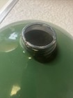 Vtg Porcelain Enamel Light Shade Industrial Barn 10    Yard Gas Station Green