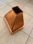 Handmade Copper Roof Scupper-downspout Outlet Handmade By Ode 6    X 9      3x4