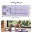 Portable Pilates Reformer Board Foldable Core Ab Trainer Home Gym     New-