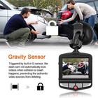 1080p Car Dvr Dash Cam Front Or Rear Camera G-sensor Recorder Video Night Vision