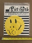 Vintage 1960s Smiley Face Stickers Yellow Faces Put-ons Hippy Hippies Faces
