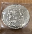 Rare 1976 Jamaica  10 Large Silver Proof Coin Admiral Horatio Nelson 1 275 Asw