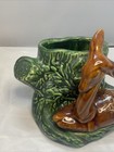 Vintage Royal Copley Gazelle Deer Antelope Pottery Vase Planter  Shawnee Mcm