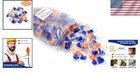 100 Pairs  Reusable Earplugs - 25db Corded Hearing Protection
