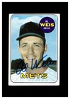 1969 Topps  269 Al Weis Autographed Signed Auto New York Mets