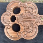 Vintage Carved Wood Hanging Key Shape Key Holder Hooks Wall Decor Rack All Hooks