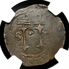 Santo Domingo  Carlos   Joanna  1516-56  First Mint In Americas  Ngc Vf35