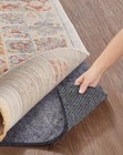 Non-slip Cushioned Rug Pad 4x6 Ft - Felt   Silicone Backing  Anti-skid Mat For H