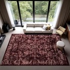 8x10 Washable Area Rug  Vintage Living Room Rug  Ultra Soft Large Abstract Non 