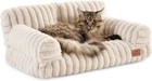 Fluffy Dog Cat Bed Pet Couch Beds Plush Soft Warming Washable Puppy Bed For Smal