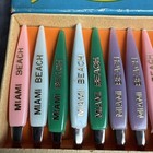 Vintage Little Fork Miami Beach Cocktail Appetizer Forks Set Of 12