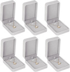 Leture 6 Pieces Velvet Jewelry Gift Boxes For Necklace Pendant Bracelet Ring Ear