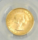 1958 Queen Elizabeth Gold Sovereign Pcgs Ms64 Great Luster Just Graded Pq  n120d