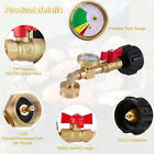 Propane Refill Adapter With Valve And Gauge 5-40lb To 1lb Bottle Qcc1   1 -20 Us