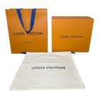 Authentic Louis Vuitton Empty Box Dust Bag   Shopping Bag Set