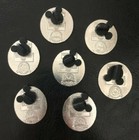      Winnie The Pooh Silhouette 7 Pin Lot - Tigger Eeyore Piglet Owl Kanga   Roo