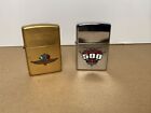 Indy 500 And Indianapolis Speedway Zippo Lighters -may 1999 And Logo - As is