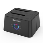 Sata Hard Drive Docking Station Adapter For 2 5 3 5  Hdd Ssd 2 Bay Clone 2x20tb