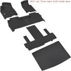 Floor Mats For 2021-2024 2025 Chevrolet Suburban 7 Seats  2nd Row Bucket