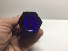Antique 6 Sided Cobalt Blue Not To Be Taken Poison Bottle  3 Oz 