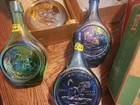 Vintage Wheaton Glass Commemorative Bottle Collection Lot Of 7  Presidents Space