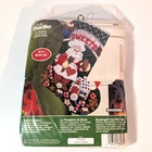 Bucilla Santa s Bakery Christmas Stocking Felt Embroidery Kit 86437 Gingerbread