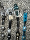 Tony Lama Dun Dee   More Vintage 90   s Ladies Silver Concho Leather Belt Lot  2