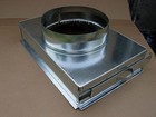 Return Air Filter Plenum  16x20 With End Cap  And Round 10  Collar   Hvac Duct