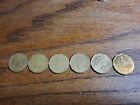 6 Assorted Canadian One Dollar Coins