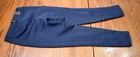 Kerrits New Power Stretch Pocket Tights Fleece Winter Navy Girls Kids Small  99