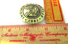 Indian Screw-back Concho Old Biker Collectible Vintage Motorcycle Accessory Usa