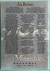 Les Miserables Souvenir Program Finale Performance Signed By Max Von Essen 2003