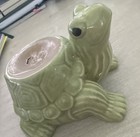 Vintage Ceramic Turtle Planter  For Small Plants  Beautiful  Looking For A Home