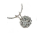 19thc Antique 1  ct Green Amethyst Poland silver Pendant Ancient Rome Warrior Gem